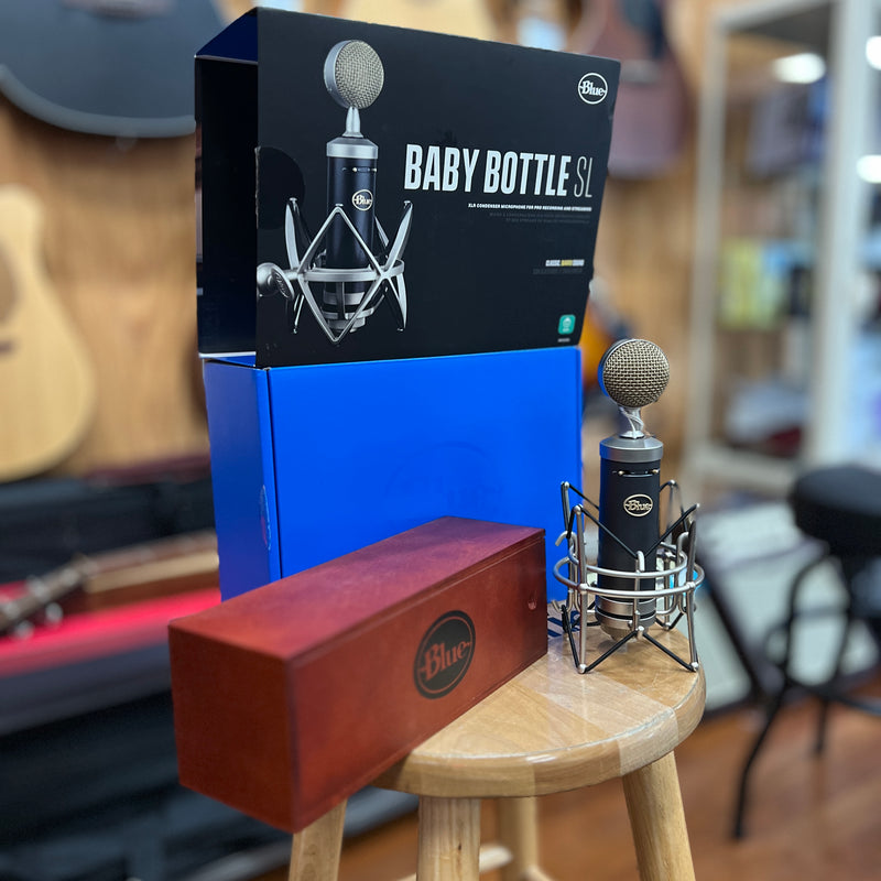 USED Blue Baby Bottle SL Condenser Microphone w/ Shockmount & Case
