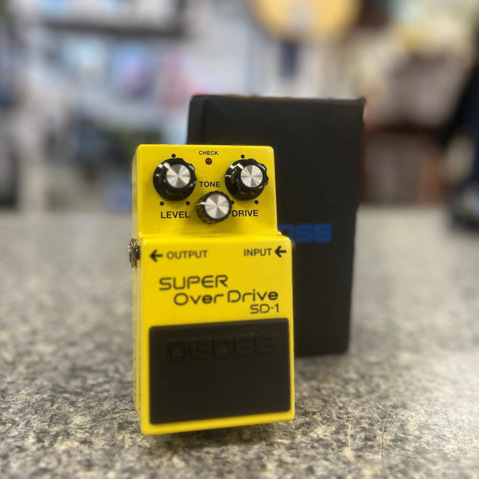 USED Boss SD-1 Super Overdrive Pedal w/ Box