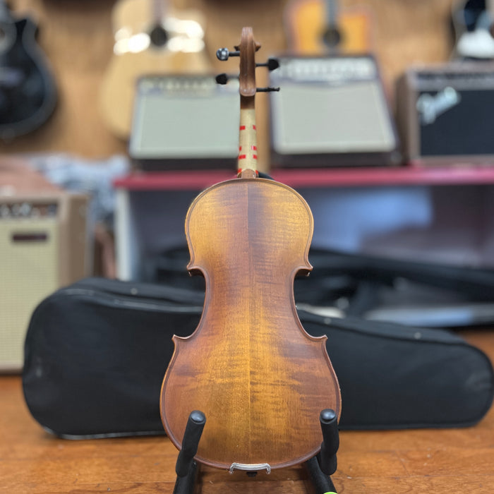 USED Brandenburg VN-1080 Antiqued Violin Outfit with Case and Upgraded Bow, 4/4