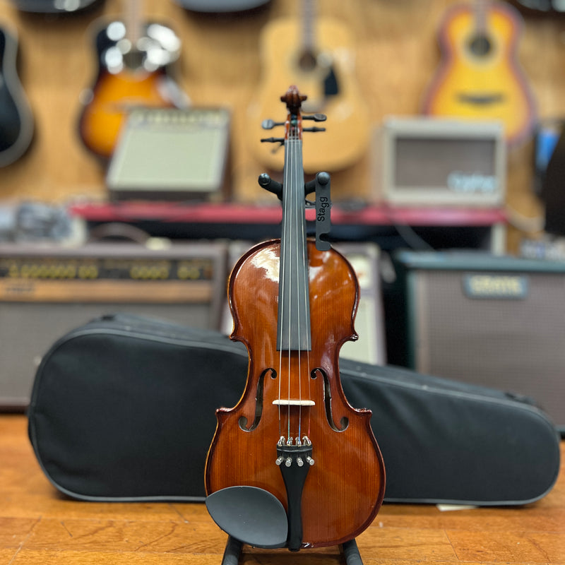 USED Brandenburg VN 880 Violin Outfit 4/4 W/Case and Bow
