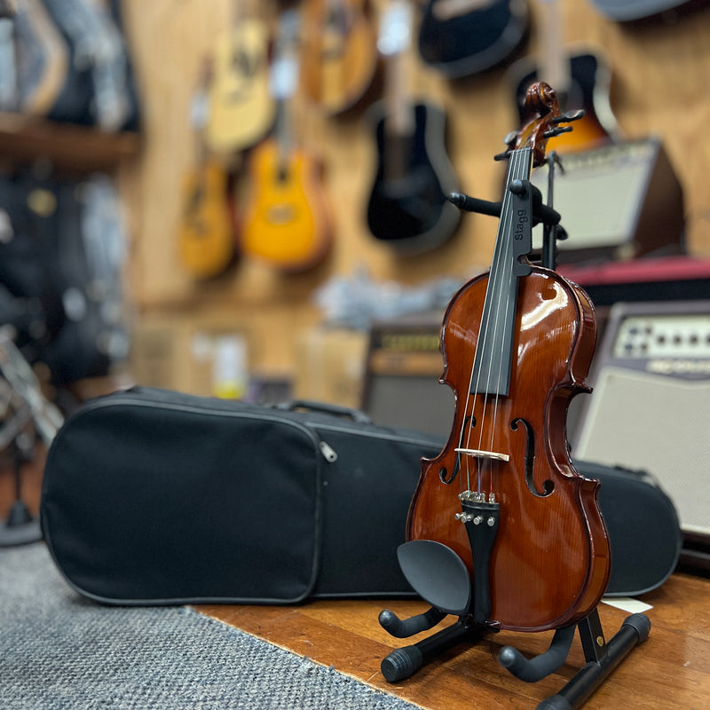 USED Brandenburg VN 880 Violin Outfit 4/4 W/Case and Bow