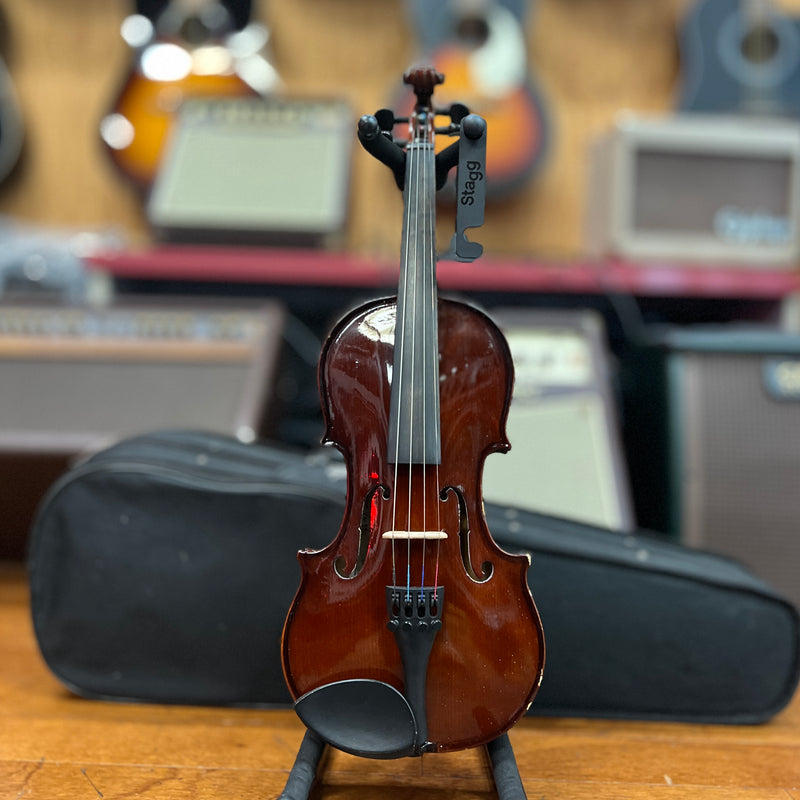 USED Brandenburg VN-880 Violin Outfit with Case and Bow, 1/2