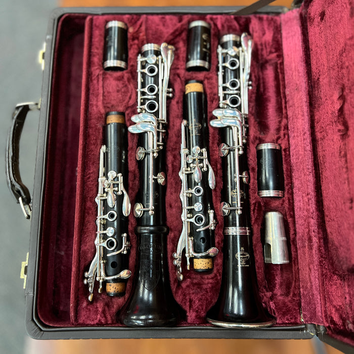 USED Buffet Crampon R13 Double Set, Bb and A, Silver Keys - SUPERB
