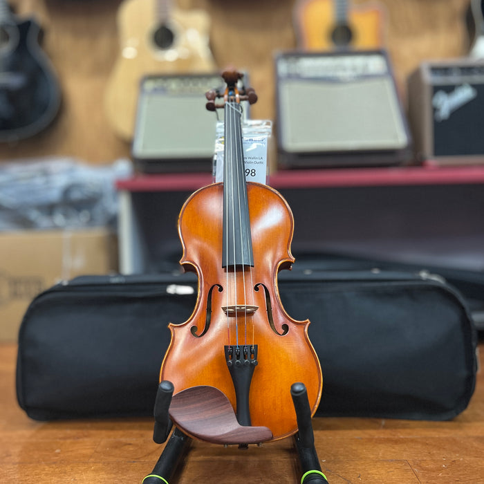 USED Carlos Wallin LA Strings 4/4 Violin Outfit