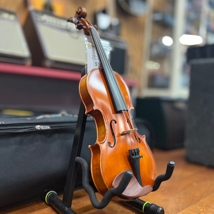 USED Carlos Wallin LA Strings 4/4 Violin Outfit