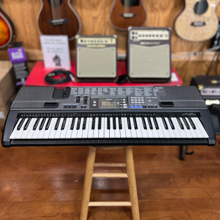 USED Casio CTK-720 61-Key Portable Keyboard