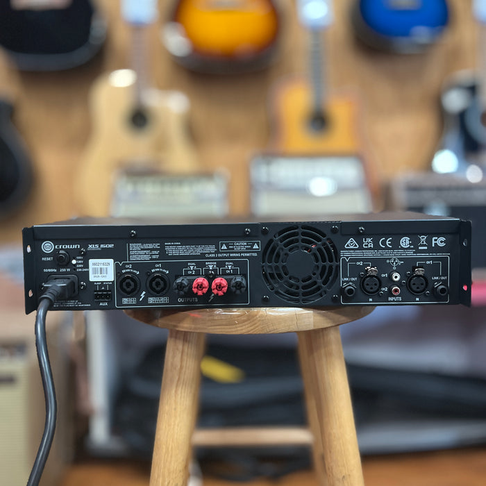 USED Crown XLS 1502 525w 2-Channel Power Amplifier