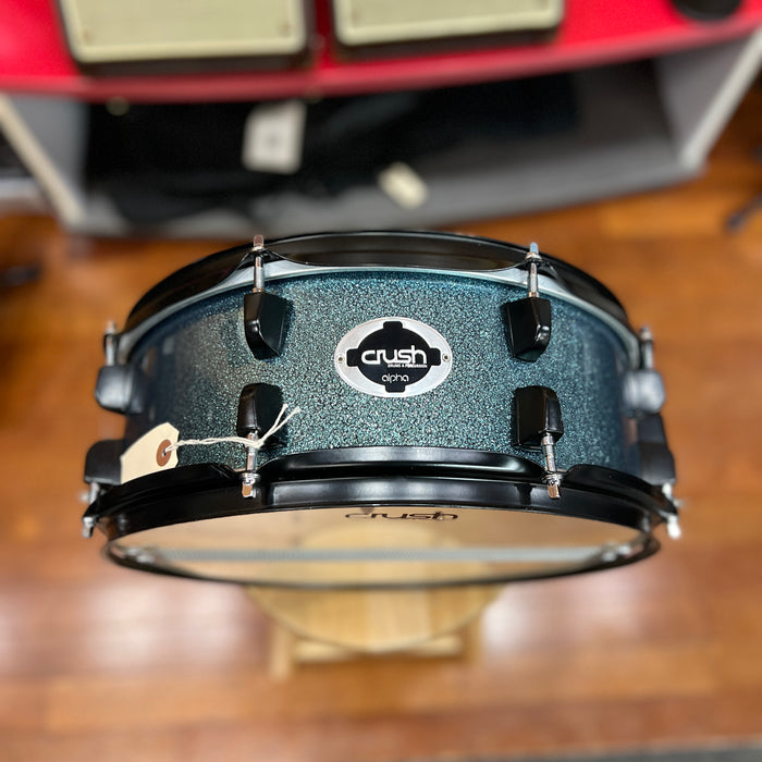 USED Crush Alpha E3 Maple Snare 5x14, Deep Blue Sparkle