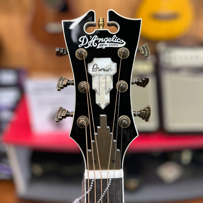 USED D'Angelico Premier Gramercy Acoustic-Electric Guitar, Iced Tea Burst