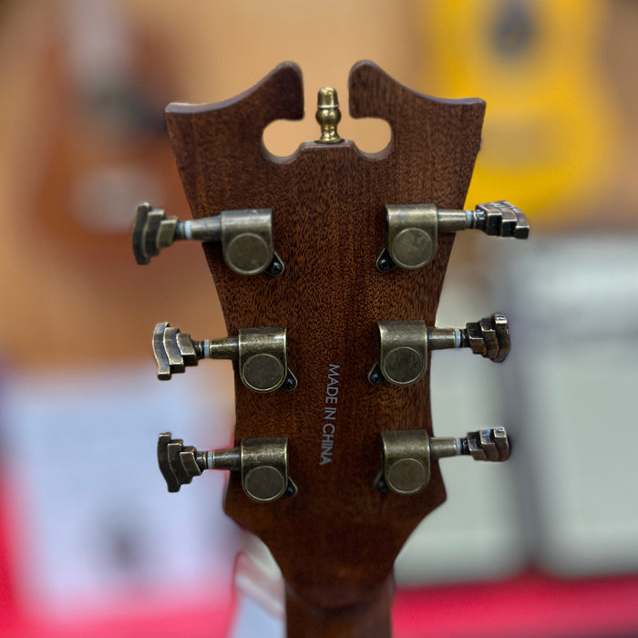 USED D'Angelico Premier Gramercy Acoustic-Electric Guitar, Iced Tea Burst