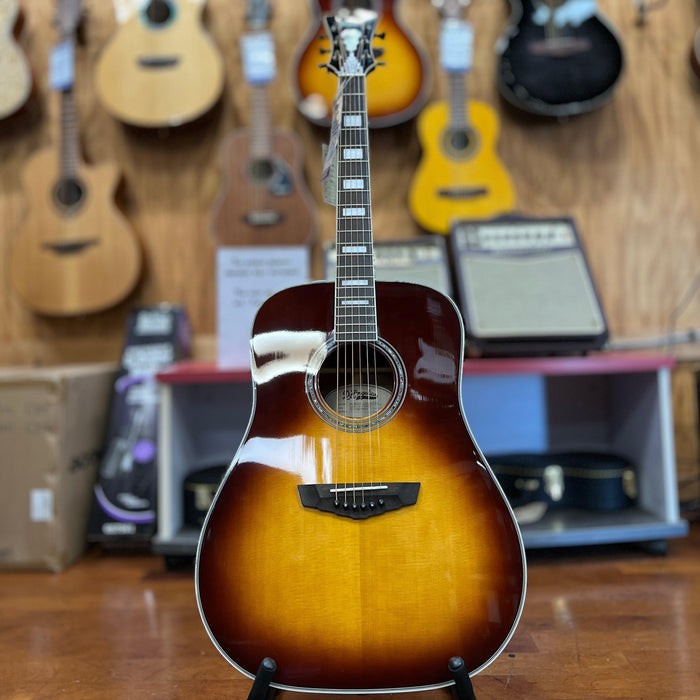 USED D'Angelico Premier Lexington Dreadnaught Acoustic-Electric Guitar, Iced Tea Burst