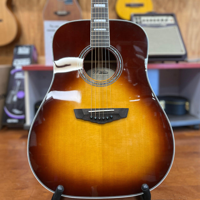 USED D'Angelico Premier Lexington Dreadnaught Acoustic-Electric Guitar, Iced Tea Burst