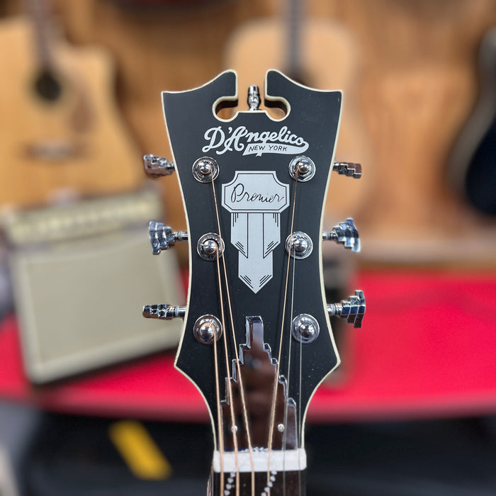 USED D'Angelico Premier Lexington LS Acoustic-Electric Guitar, Satin Vintage Sunburst