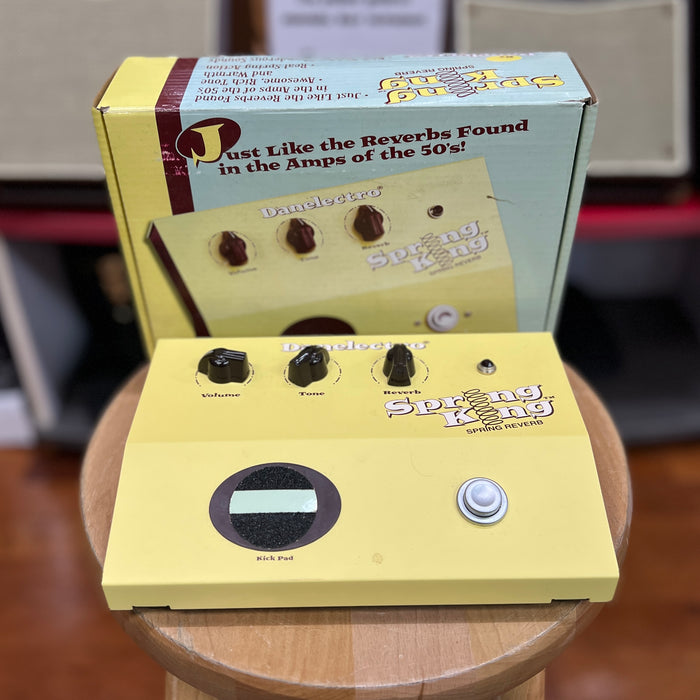 USED Danelectro Spring King Reverb Pedal with box