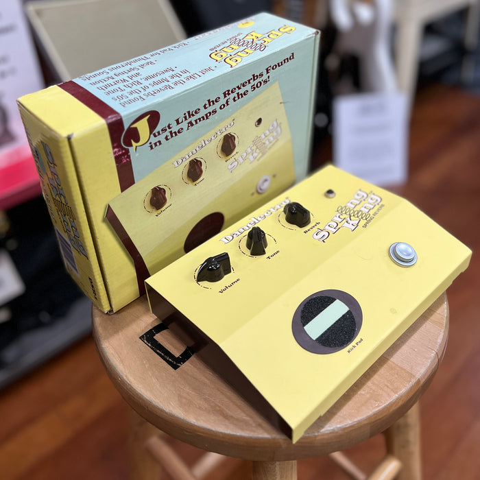 USED Danelectro Spring King Reverb Pedal with box