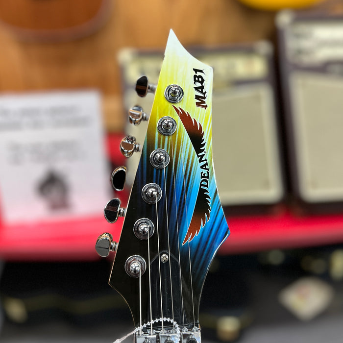 USED Dean MAB1 Michael Angelo Batio Speed of Light Electric Guitar with Hard Case