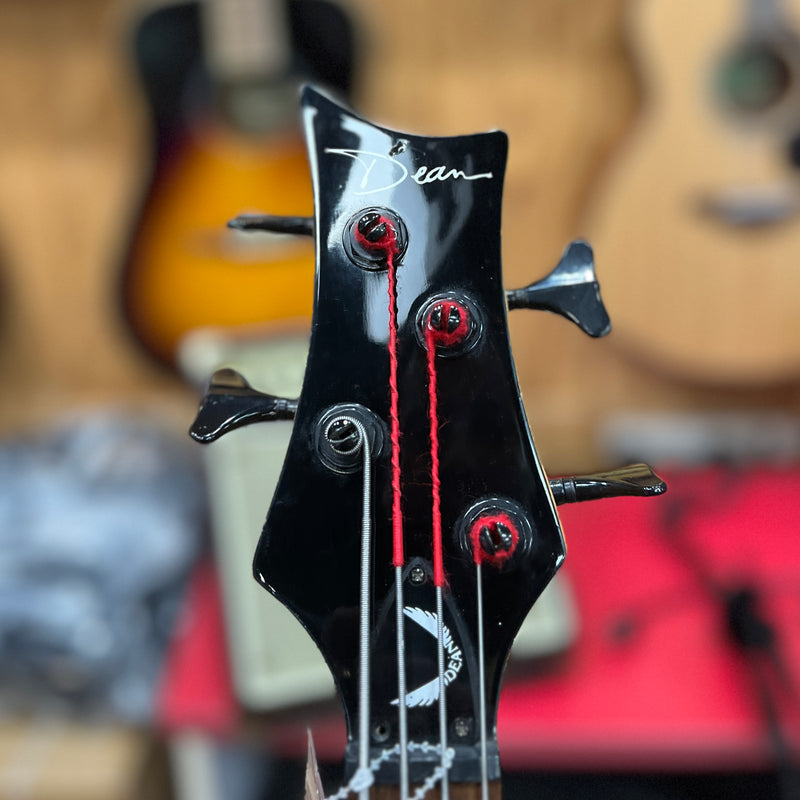 USED Dean Playmate 4-string Electric Bass, Black