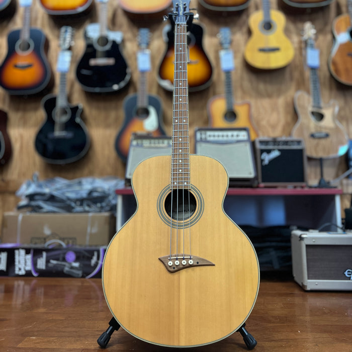 USED Dean Playmate Acoustic-Electric Bass, Natural