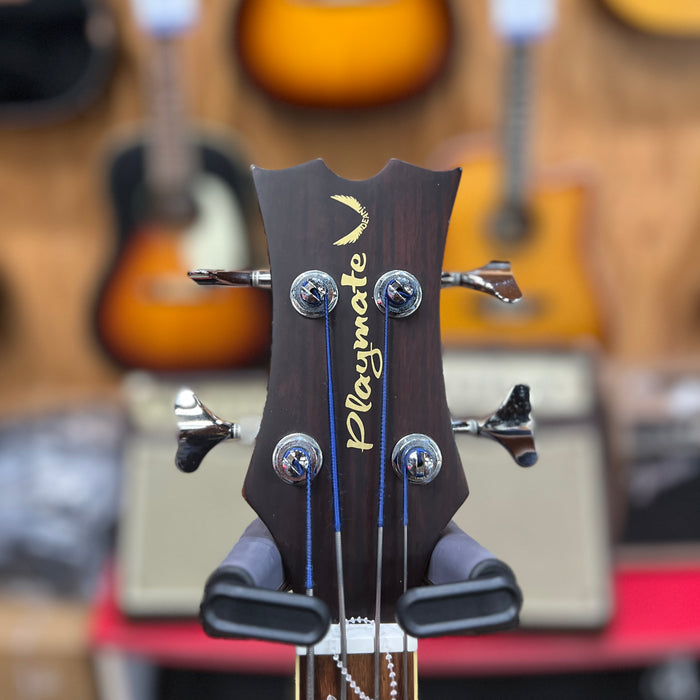 USED Dean Playmate Acoustic-Electric Bass, Natural