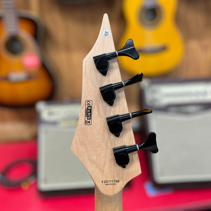 USED Dean Zone 4-String Electric Bass, Nuclear Green