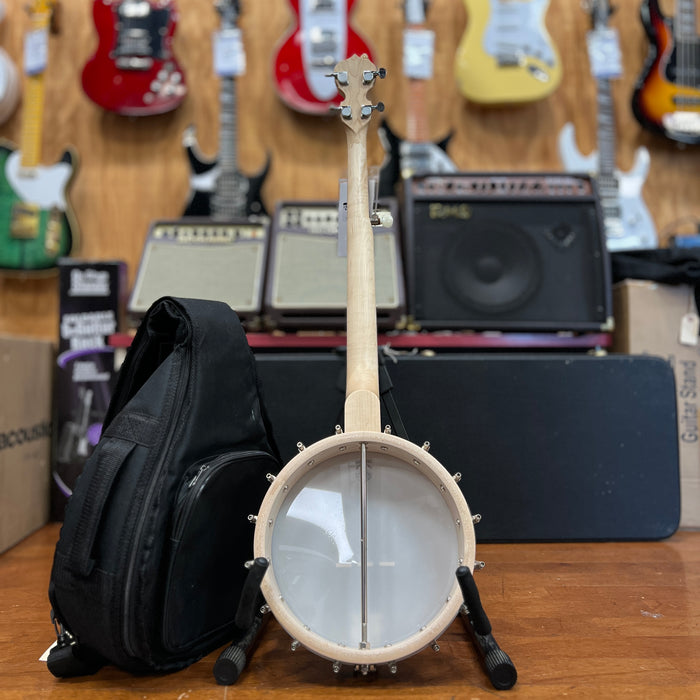 USED Deering Goodtime Banjo, 5-String Open Back, Natural w/ Bag