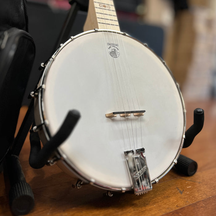 USED Deering Goodtime Banjo, 5-String Open Back, Natural w/ Bag