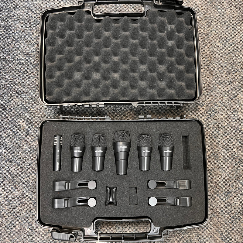 USED Digital Reference DRDK7 6-Piece Drum Mic Kit - (Missing 1 Pencil Mic)