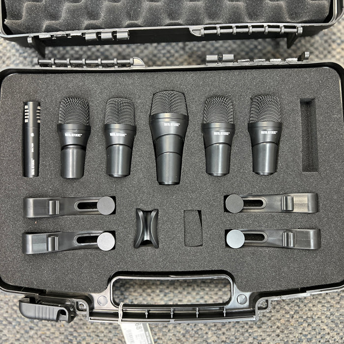 USED Digital Reference DRDK7 6-Piece Drum Mic Kit - (Missing 1 Pencil Mic)