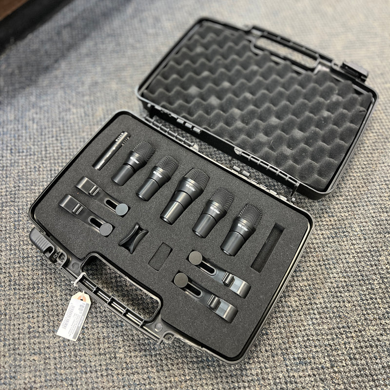 USED Digital Reference DRDK7 6-Piece Drum Mic Kit - (Missing 1 Pencil Mic)