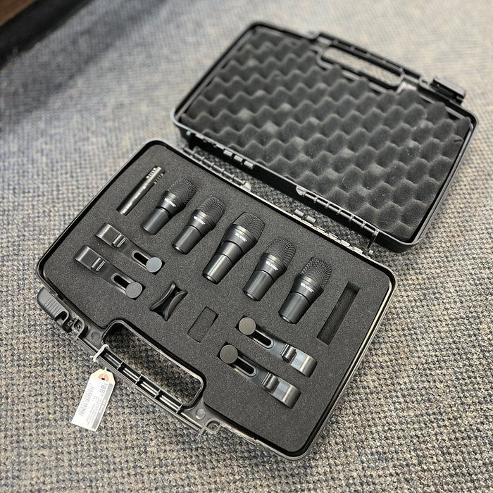 USED Digital Reference DRDK7 6-Piece Drum Mic Kit - (Missing 1 Pencil Mic)