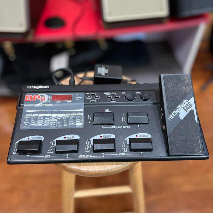 USED Digitech BP-8 Valve Bass Effects Pedal