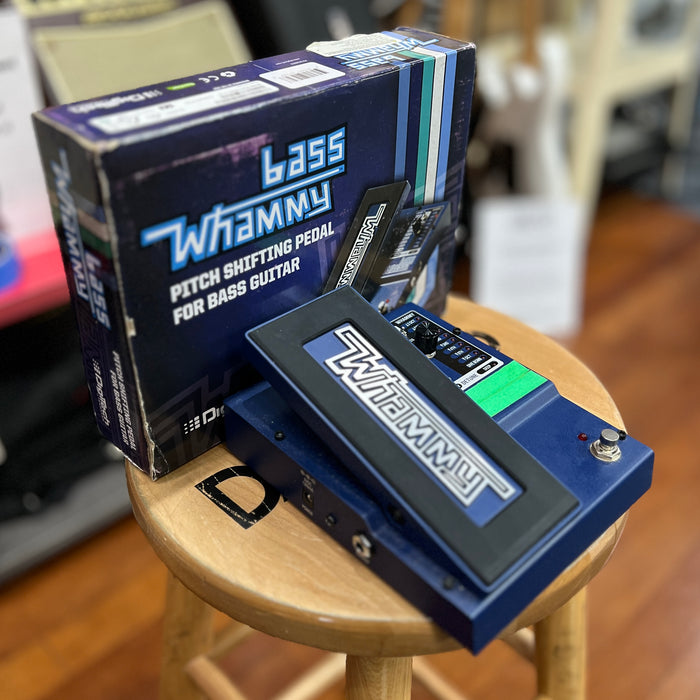 USED Digitech Bass Whammy Pedal with Box and PSU