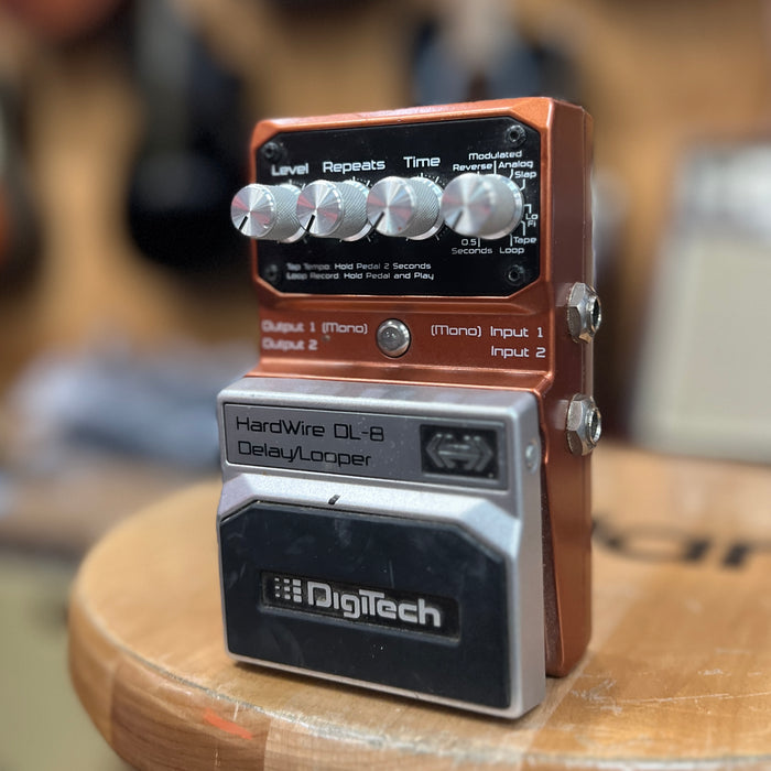 USED Digitech Hardwire DL-8 Delay Looper Pedal