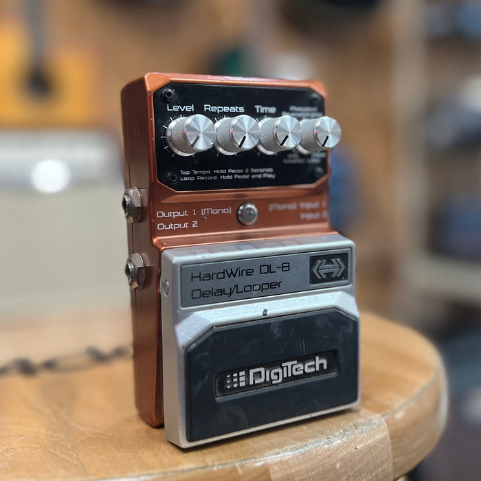 USED Digitech Hardwire DL-8 Delay Looper Pedal