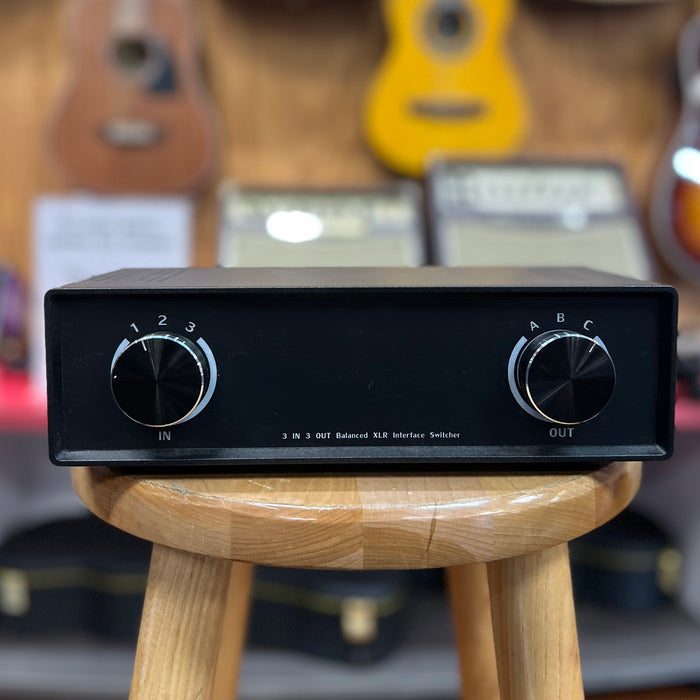 USED Douk Audio One Little Bear 3 in 3 out XLR Interface Switcher