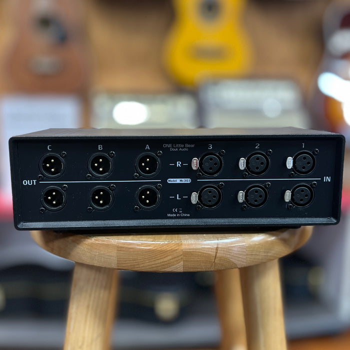 USED Douk Audio One Little Bear 3 in 3 out XLR Interface Switcher