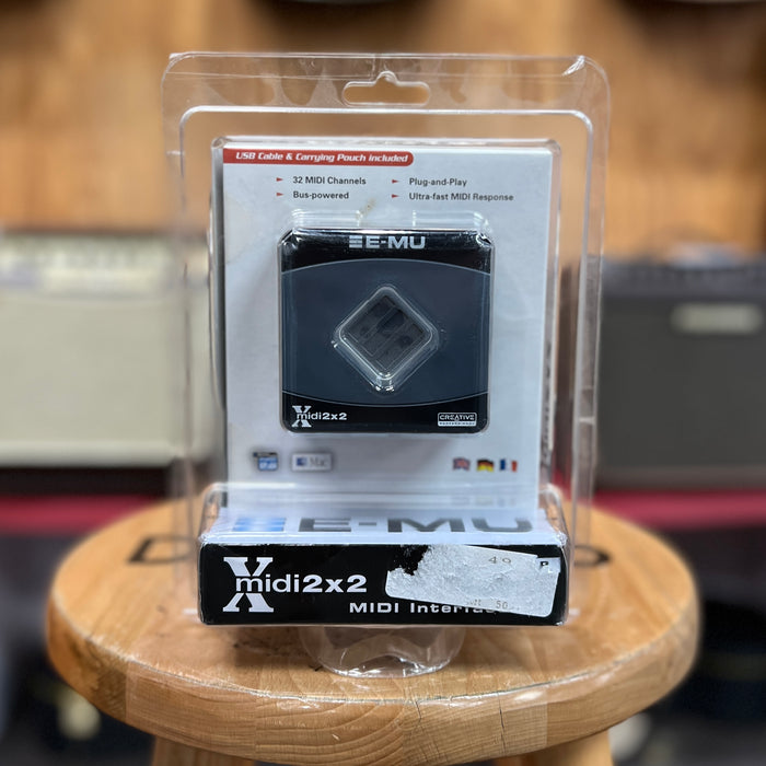 USED E-MU X midi 2x2 USB to Midi Adaptor