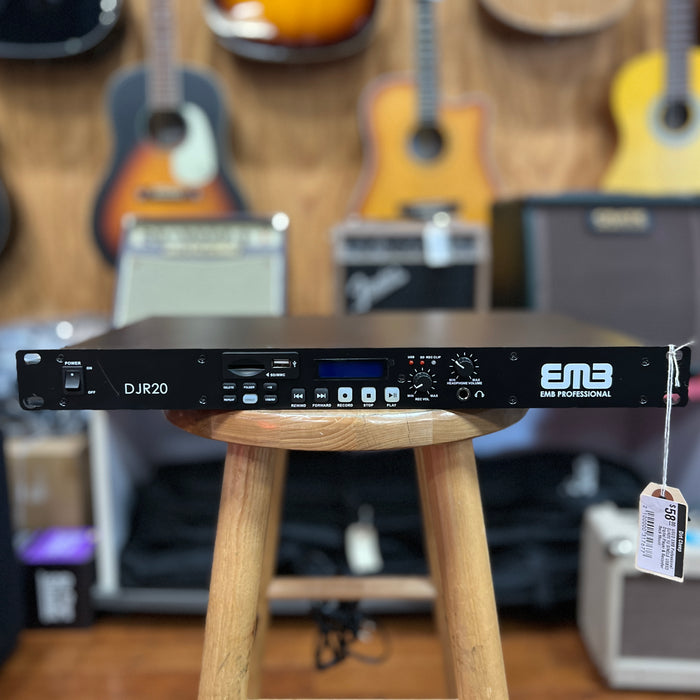 USED EMB Professional DJR20 1U SINGLE USBSD Digital Player & Recorder Rack Mount