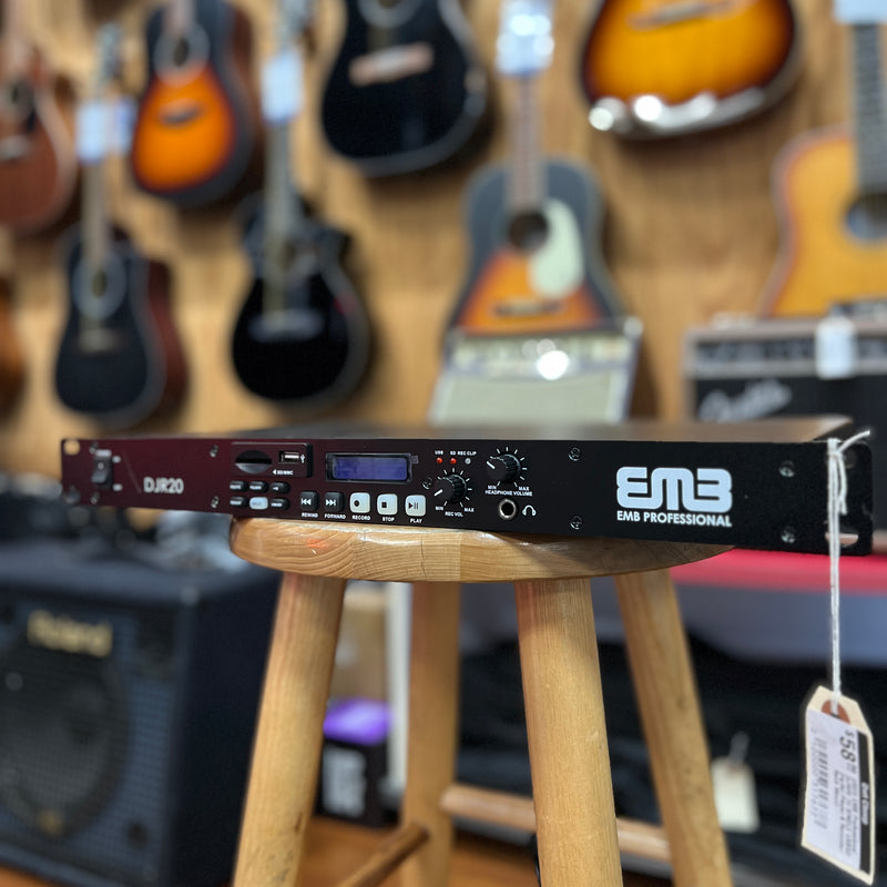 USED EMB Professional DJR20 1U SINGLE USBSD Digital Player & Recorder Rack Mount