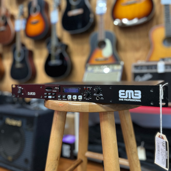 USED EMB Professional DJR20 1U SINGLE USBSD Digital Player & Recorder Rack Mount