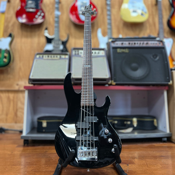 USED ESP LTD B-55  5-String Electric Bass, Black