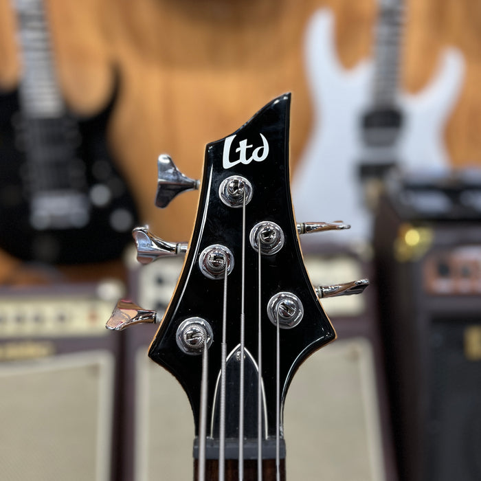 USED ESP LTD B-55  5-String Electric Bass, Black