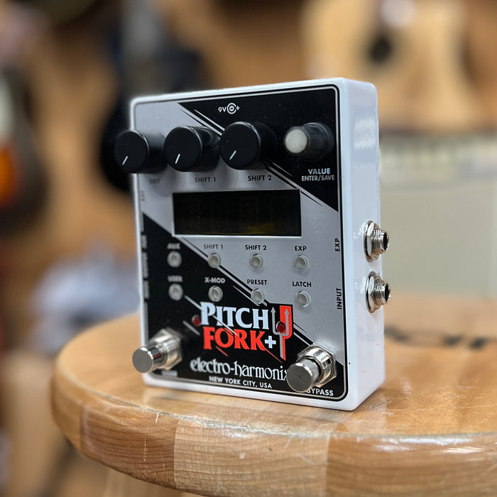 USED Electro-Harmonix Pitch Fork + Polyphonic Pitch Shifter Pedal