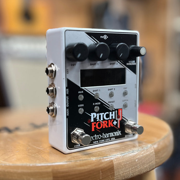 USED Electro-Harmonix Pitch Fork + Polyphonic Pitch Shifter Pedal
