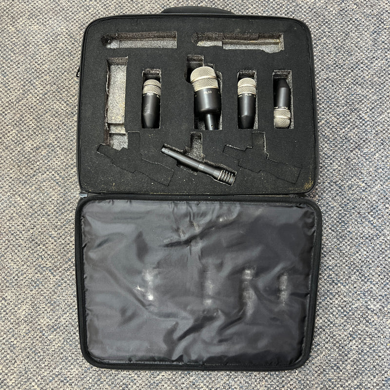 USED Electro-Voice PL Series 4 pc Drum Microphone Kit w/ Carry Bag