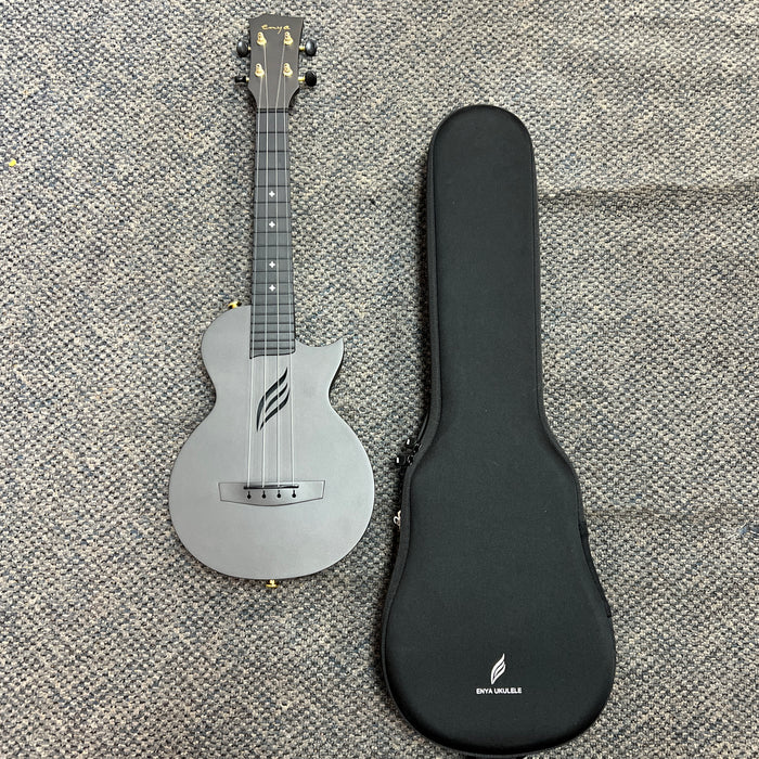 USED Enya Nova U Mini Carbon Fiber Soprano Ukulele w/ bag