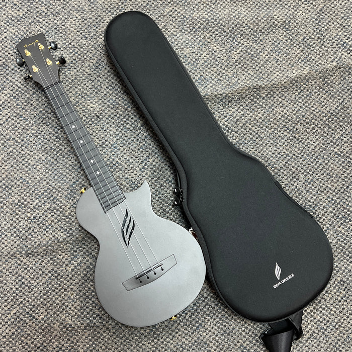 USED Enya Nova U Mini Carbon Fiber Soprano Ukulele w/ bag