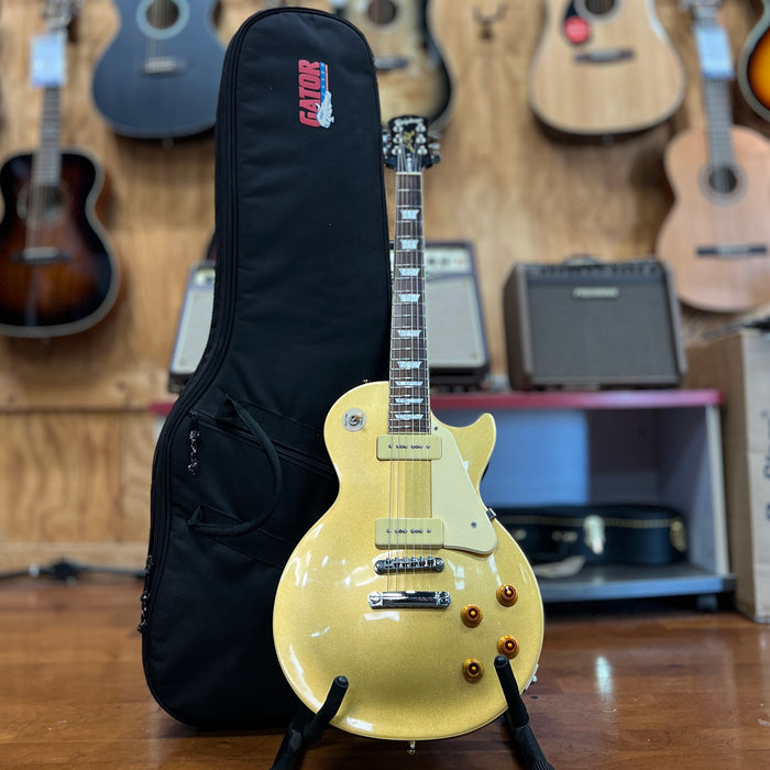 USED Epiphone 56 Gold Top Les Paul P90 Guitar w/ Gator Bag