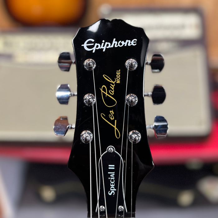 USED Epiphone Les Paul Special-II Plus Top Limited-Edition Electric Guitar, Heritage Sunburst