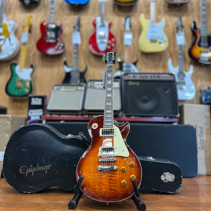 USED Epiphone Les Paul Standard, Ice Tea Finish w/ HSC